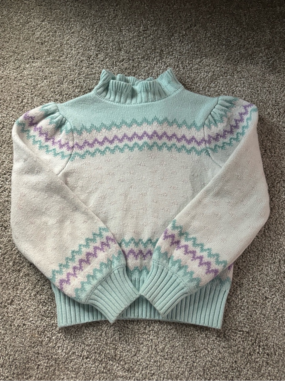 Janie and Jack The Forever Fair Isle Sweater